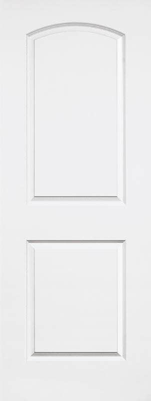 molded 2 panel roundtop smooth bead & cove door